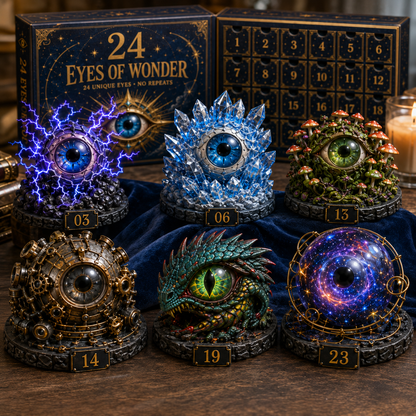 👁️ 24 Eyes of Wonder Advent Calendar 2026 — 24 Mystical Eye Collectibles, No Repeats