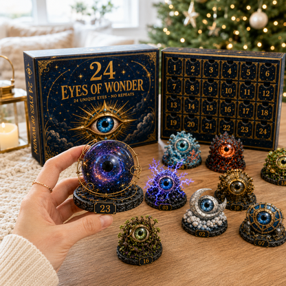 👁️ 24 Eyes of Wonder Advent Calendar 2026 — 24 Mystical Eye Collectibles, No Repeats