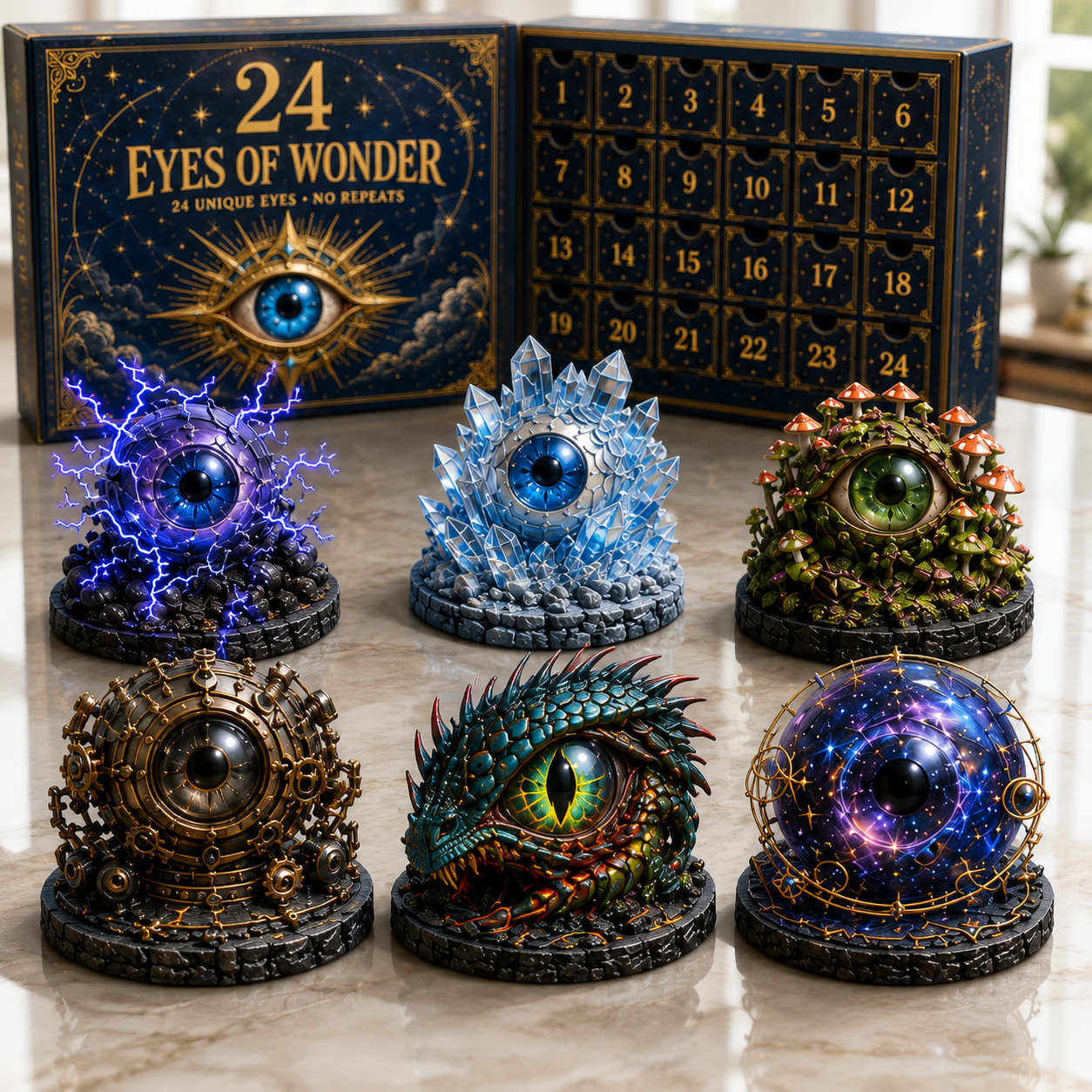 👁️ 24 Eyes of Wonder Advent Calendar 2026 — 24 Mystical Eye Collectibles, No Repeats