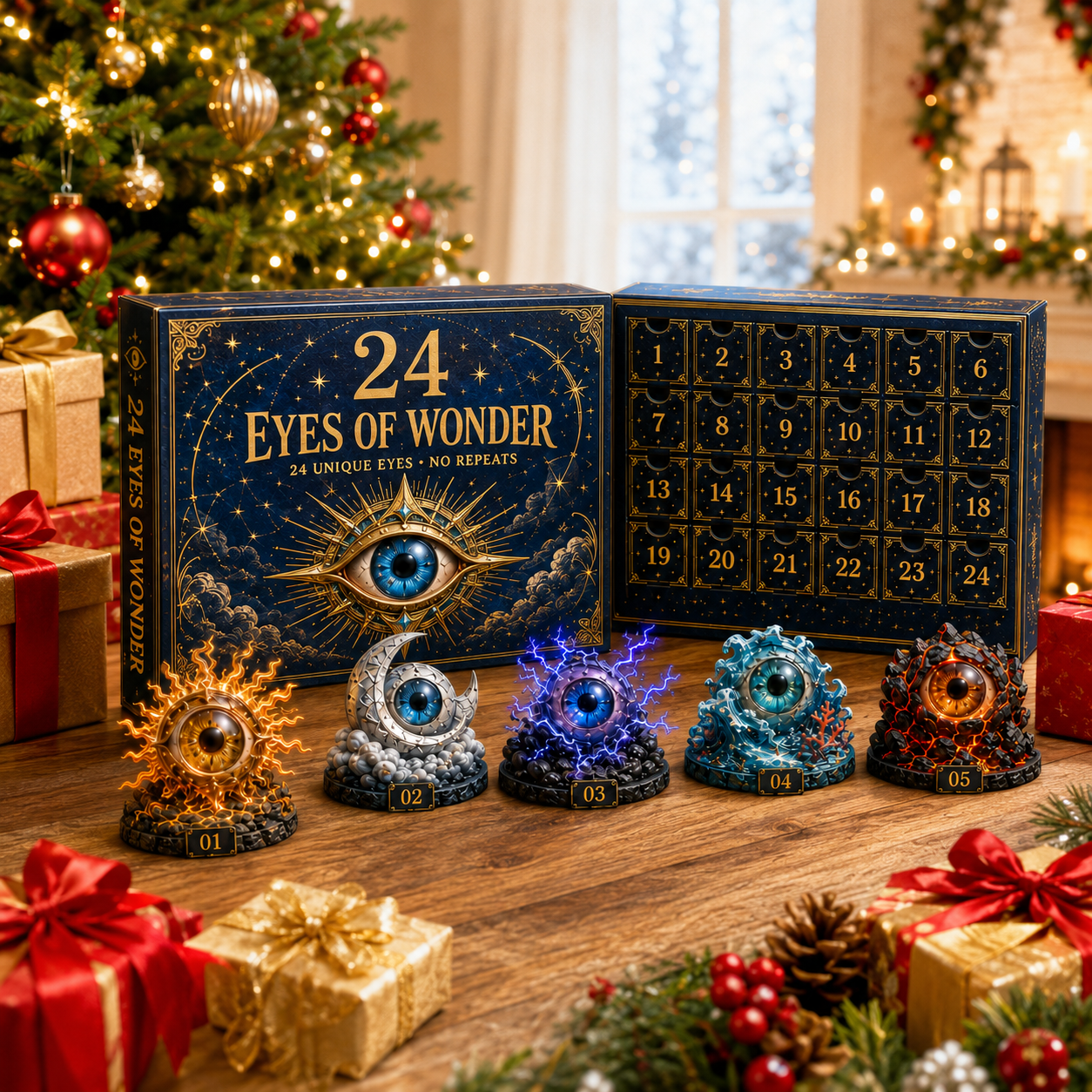 👁️ 24 Eyes of Wonder Advent Calendar 2026 — 24 Mystical Eye Collectibles, No Repeats