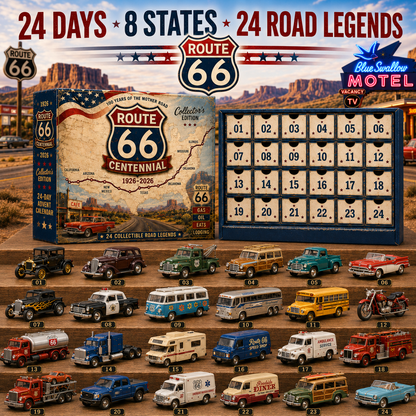 🏁 Route 66 Centennial Collector’s Edition | 24 American Road Legends · 1926–2026