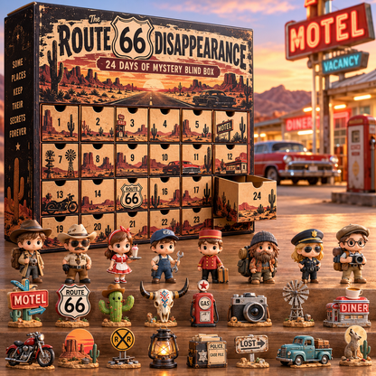 🚗 Route 66 Mystery Blind Box – 24 Days of Americana Collectibles