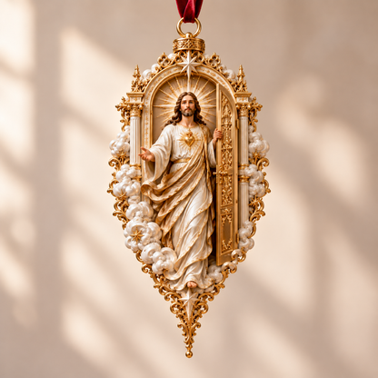 🎄✝️ Jesus Christmas Ornament Collection  – 9 Sacred Faith Keepsakes