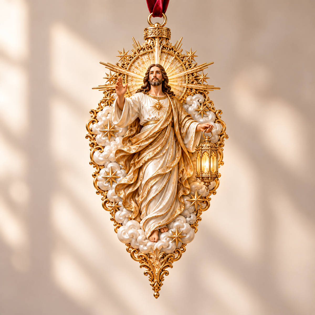 🎄✝️ Jesus Christmas Ornament Collection  – 9 Sacred Faith Keepsakes