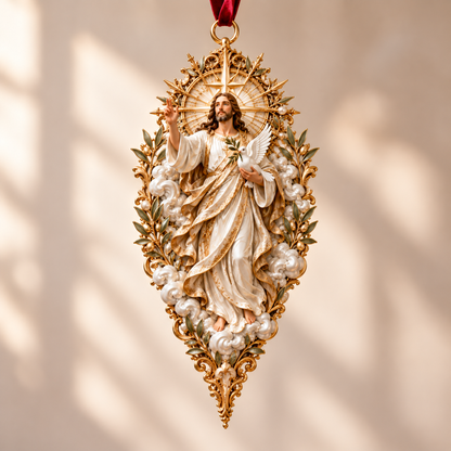 🎄✝️ Jesus Christmas Ornament Collection  – 9 Sacred Faith Keepsakes
