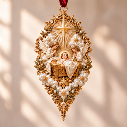 🎄✝️ Jesus Christmas Ornament Collection  – 9 Sacred Faith Keepsakes