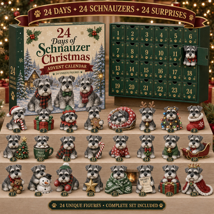 🐶 24 Days of Schnauzer Christmas Advent Calendar 2026 – 24 Collectible Schnauzer Surprises