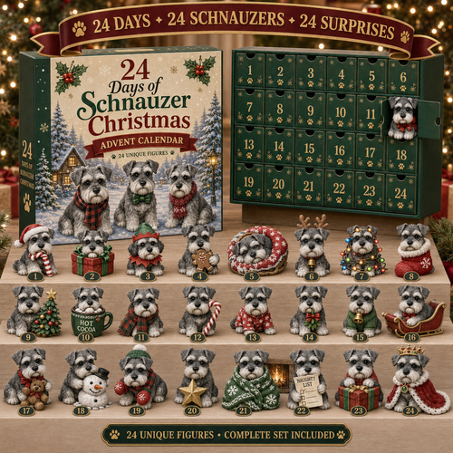 🐶 24 Days of Schnauzer Christmas Advent Calendar 2026 – 24 Collectible Schnauzer Surprises