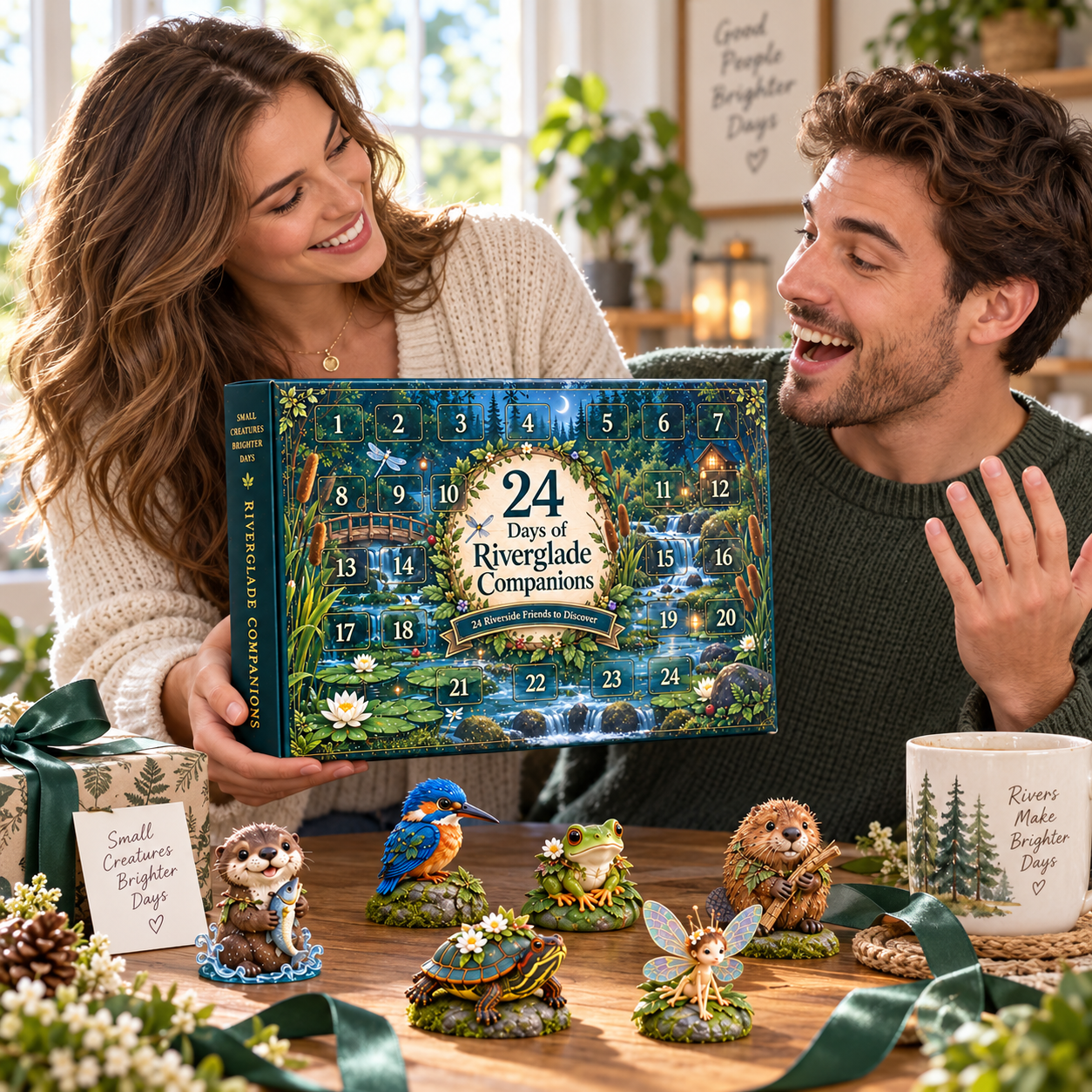 ✨ 2026 24-Day Enchanted Forest Advent Calendar – 24 Magical Collectible Figurines 🎁