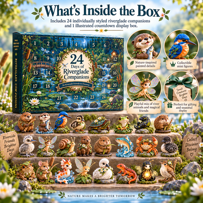 ✨ 2026 24-Day Enchanted Forest Advent Calendar – 24 Magical Collectible Figurines 🎁