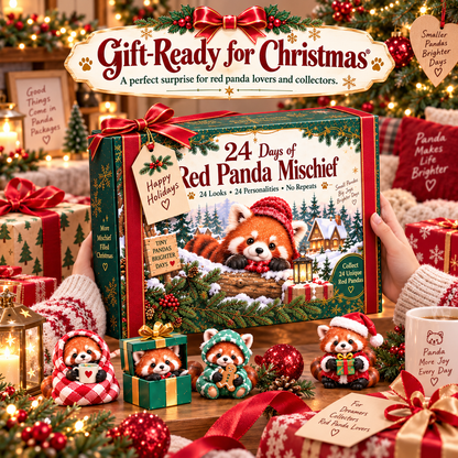 Panda Paws & Tiny Chaos™ – 24 Red Panda Mischief Collectibles