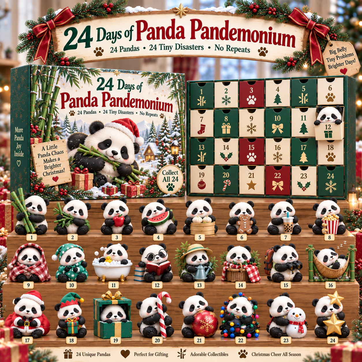 Complete Panda Pandemonium Advent Calendar