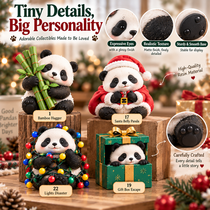 ⏰Limited Stock 50% OFF 🐼 24 Days of Panda Pandemonium™ | 24 Unique Holiday Panda Collectibles