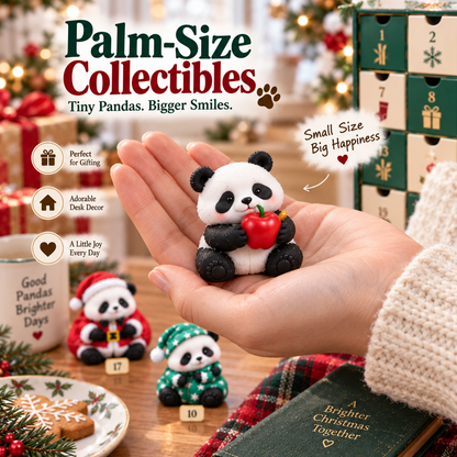 ⏰Limited Stock 50% OFF 🐼 24 Days of Panda Pandemonium™ | 24 Unique Holiday Panda Collectibles
