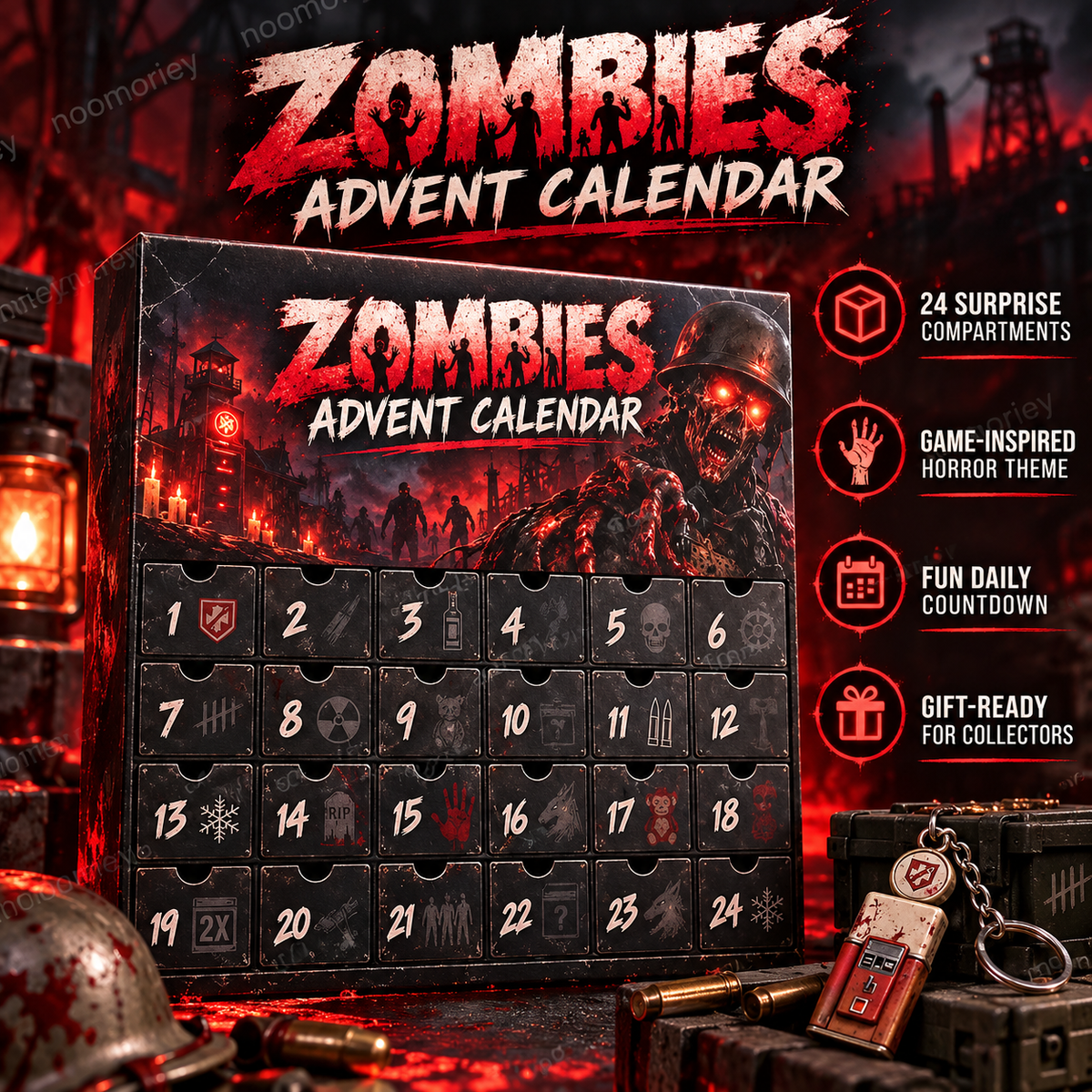 🎃 50% OFF Zombie Countdown Advent Calendar for Halloween！！！