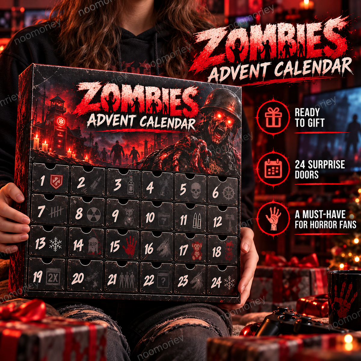 🎃 50% OFF Zombie Countdown Advent Calendar for Halloween！！！