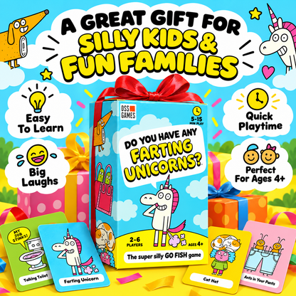 😂 Super Silly Go Fish™ Family Card Game for Kids & Game Night