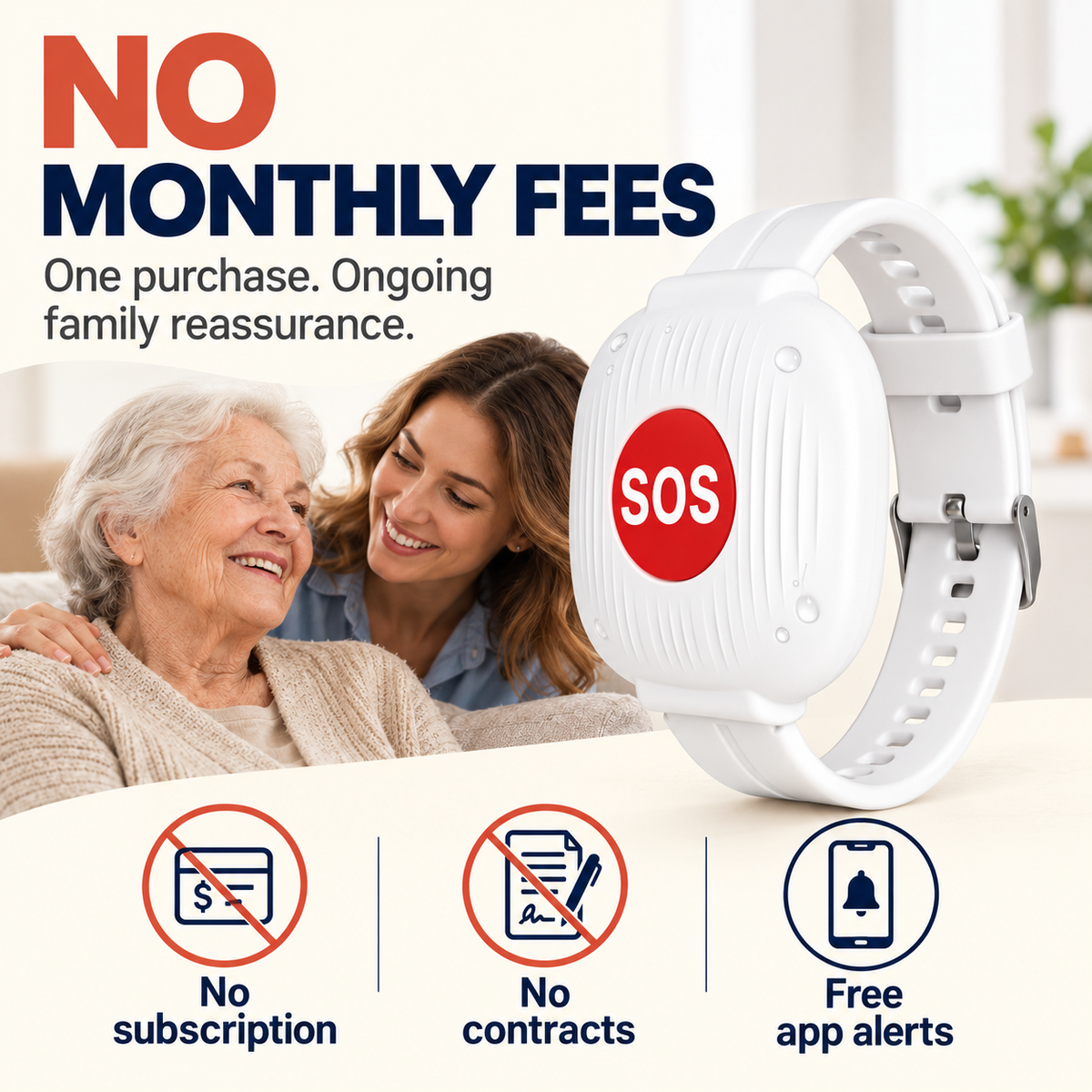 ⏰ LAST DAY 50% OFF-❤️Emergency Bracelet with SOS Button for Seniors