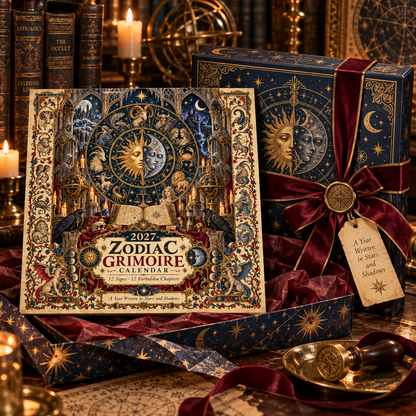 2027 Zodiac Grimoire Calendar™ | 12 Signs, 12 Forbidden Chapters
