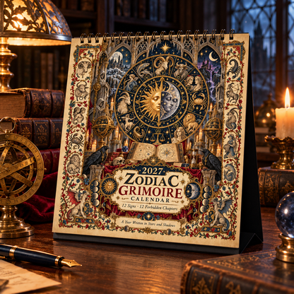 2027 Zodiac Grimoire Calendar™ | 12 Signs, 12 Forbidden Chapters