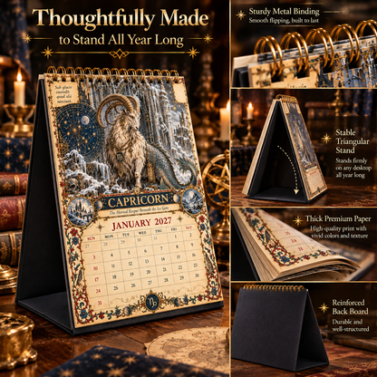 2027 Zodiac Grimoire Calendar™ | 12 Signs, 12 Forbidden Chapters