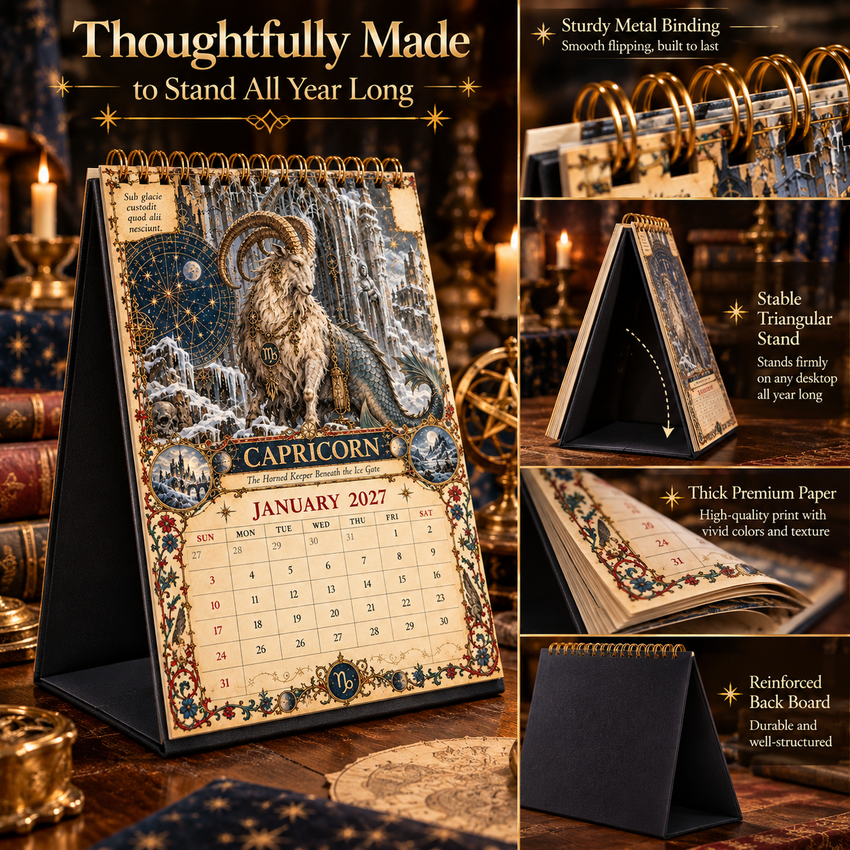 Standing structure of the Zodiac Grimoire Calendar