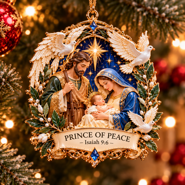 Prince of Peace Holy Family ornament