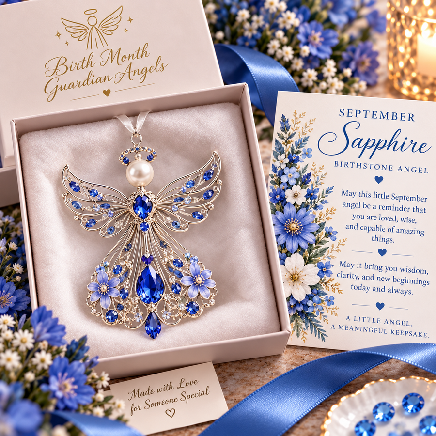 September Sapphire birth month guardian angel