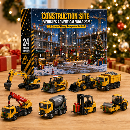 🚜 Heavy Equipment Advent Calendar 2026 – 24 Construction Machines to Collect 🎄