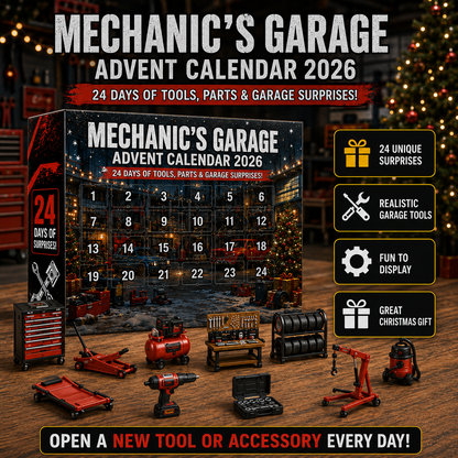 🔧 Mechanic’s Garage Advent Calendar 2026 – 24 Days of Tools, Parts & Garage Surprises 🎄