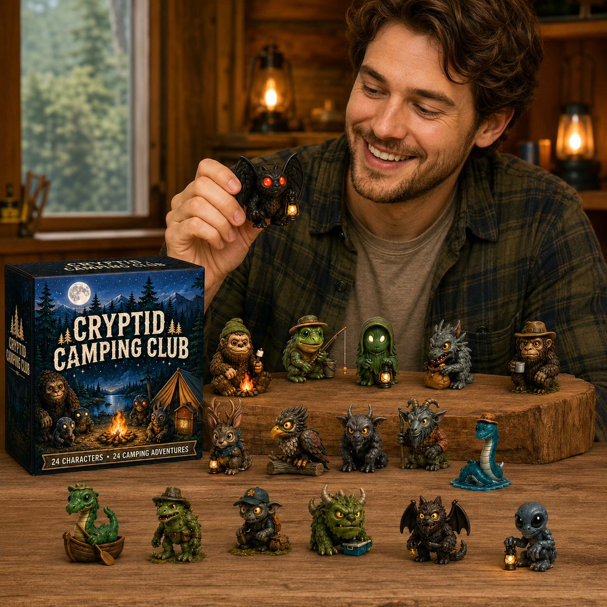 Cryptid Camping Club collector scene