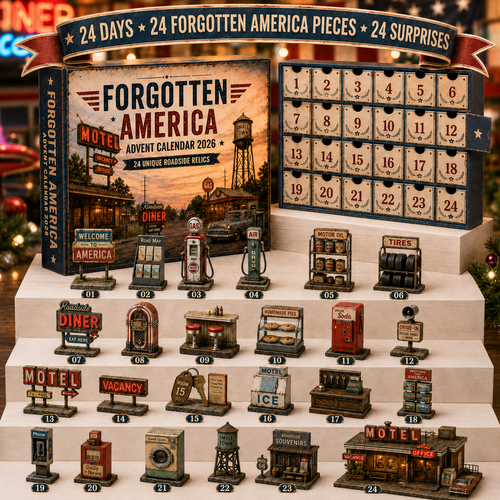 🇺🇸✨ Forgotten America Advent Calendar 2026 – 24 Days of Roadside Memories 🏨🍔⛽