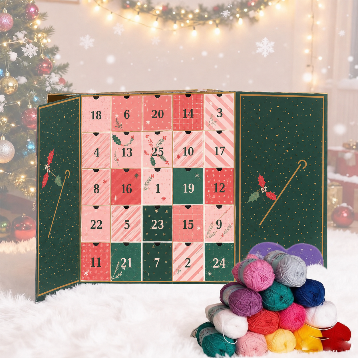 🧵 Crochet Advent Calendar 2026 – 25 Days of Yarn, Crochet Tools, Patterns & Creative Surprises (🔥Same as in the video)