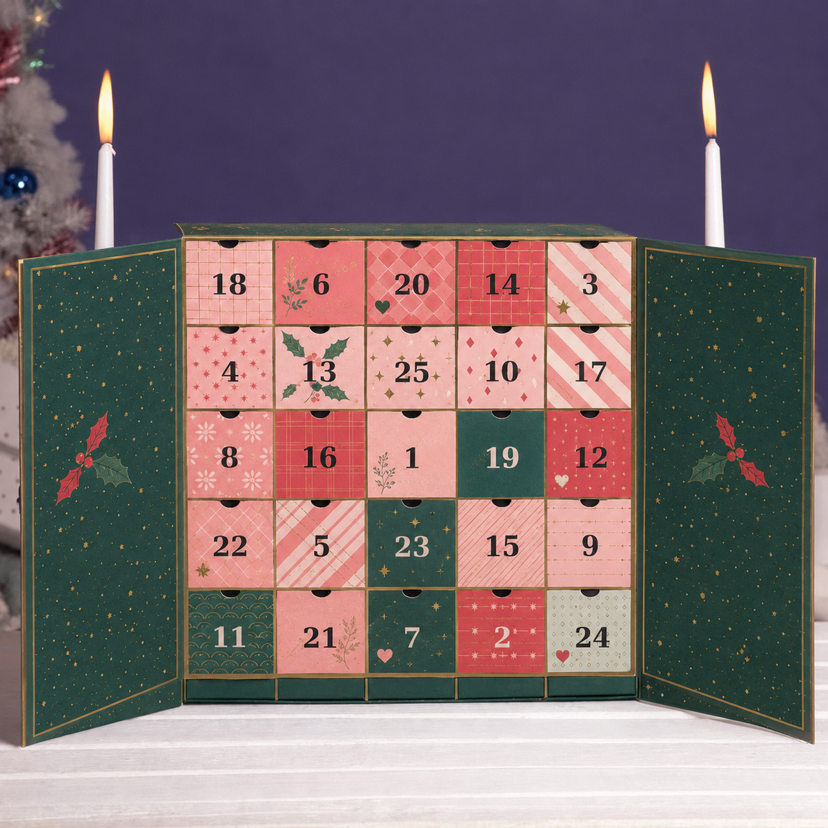 25 drawer Crochet Advent Calendar