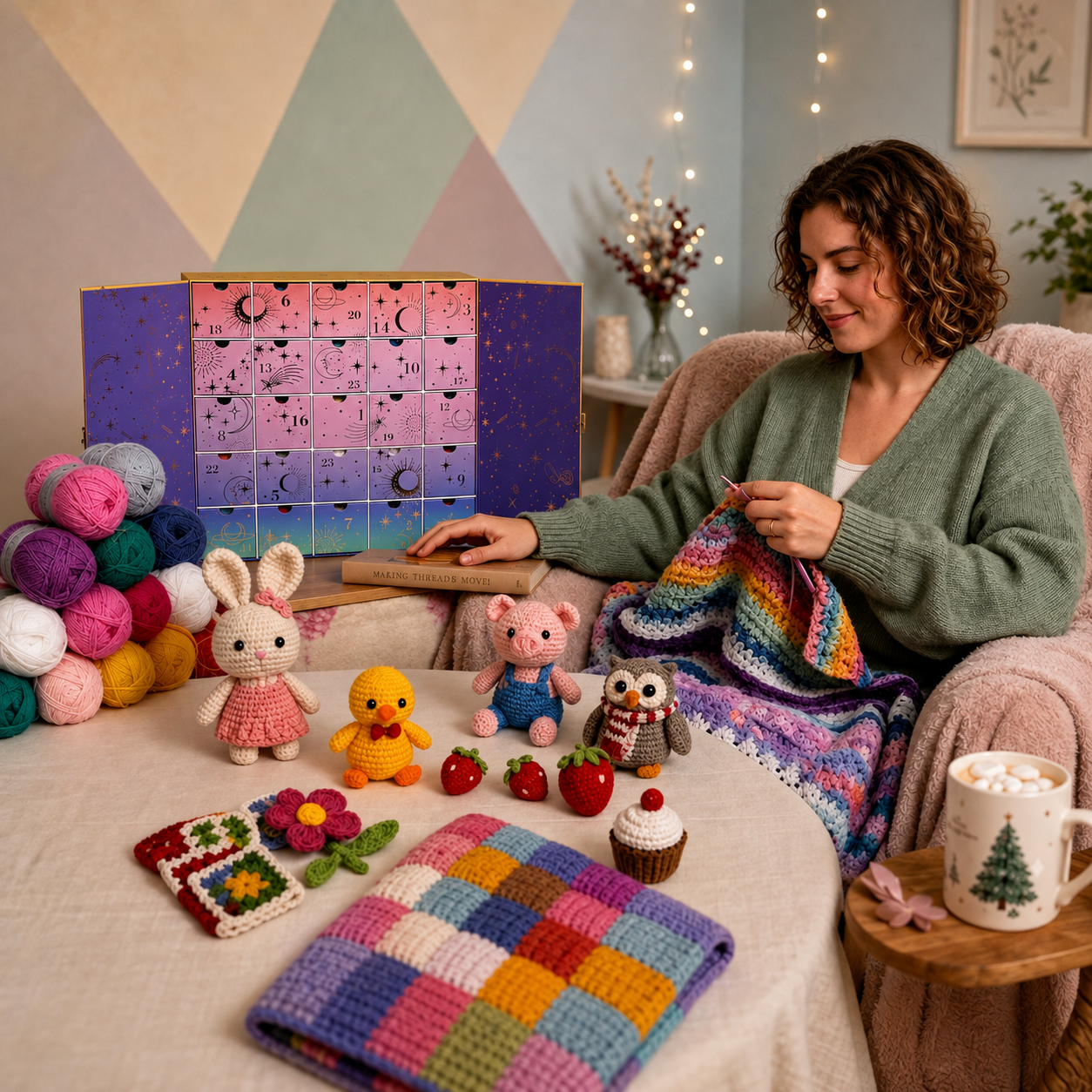 🧵 Crochet Advent Calendar 2026 – 25 Days of Yarn, Crochet Tools, Patterns & Creative Surprises (🔥Same as in the video)