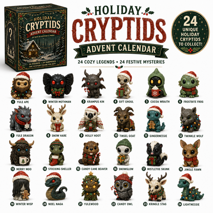 👁️North American Cryptids Blind Box – Complete 24-Piece Collection👹