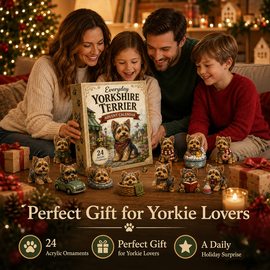Yorkshire Terrier Christmas Countdown