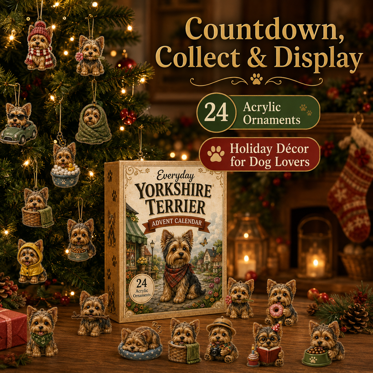 Everyday Yorkshire Terrier Advent Calendar Collection