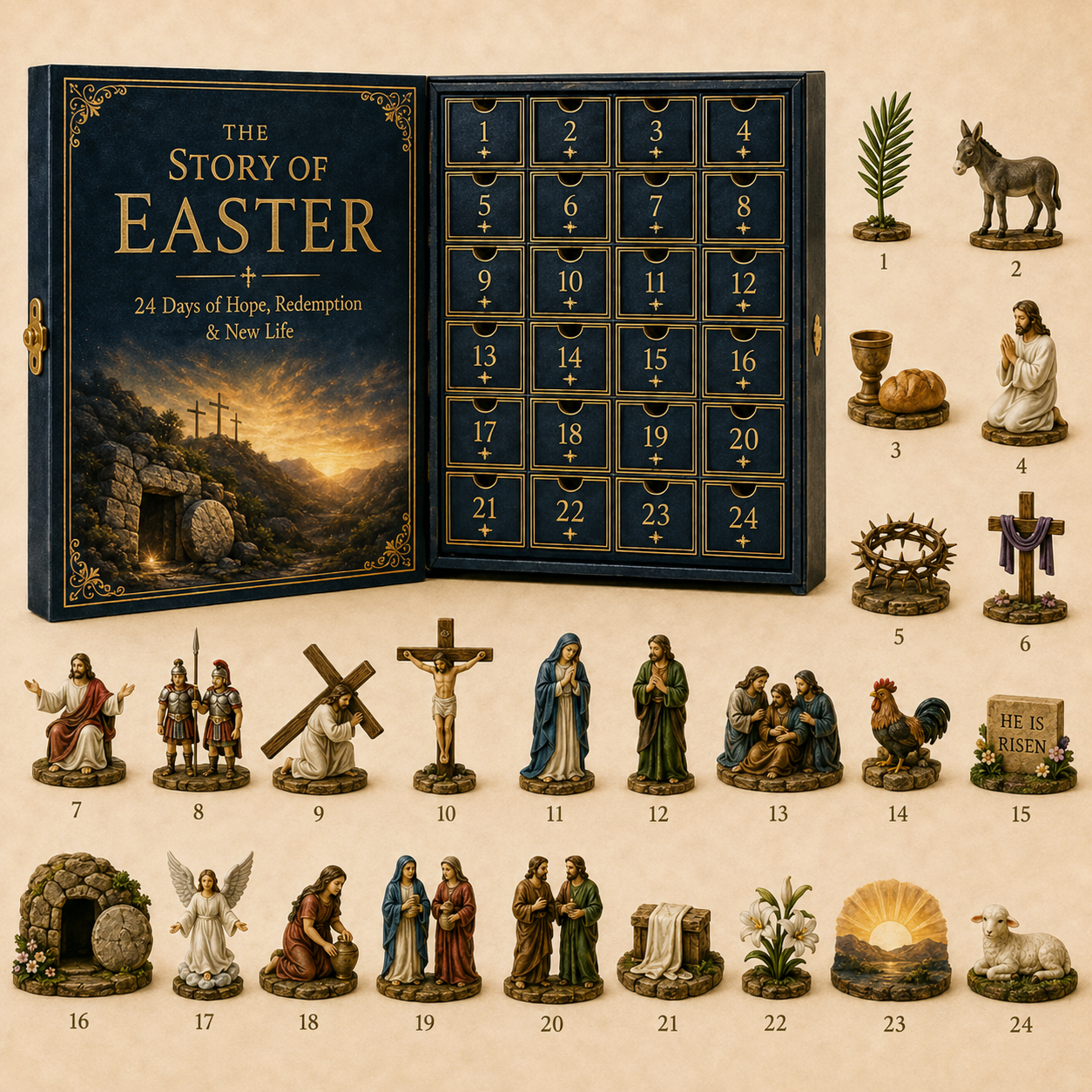 🎉🇺🇸 Limited Edition! 🔥 Only 250 Available! 🌟The Journey to Bethlehem Advent Calendar 2026