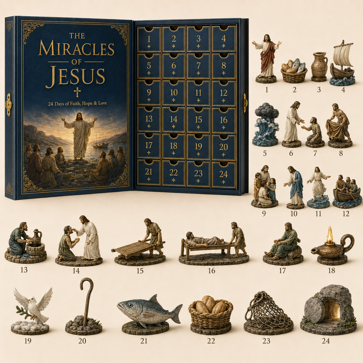 🎉🇺🇸 Limited Edition! 🔥 Only 250 Available! 🌟The Journey to Bethlehem Advent Calendar 2026