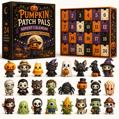 ⏳ Last Day 49% OFF – 💀 2026 Skull Halloween Advent Calendar | 24 Unique Collectible Skull Characters with Vampire, Pirate, Wizard & Monster Designs 🎃