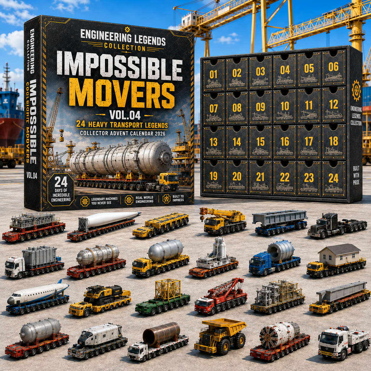 Engineering Legends Collection | 24 Extraordinary Machines Advent Calendar 2026