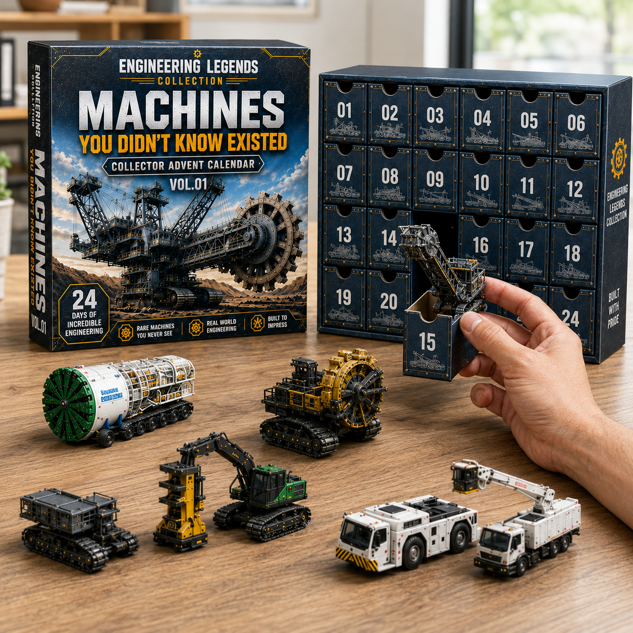 Engineering Legends Collection | 24 Extraordinary Machines Advent Calendar 2026