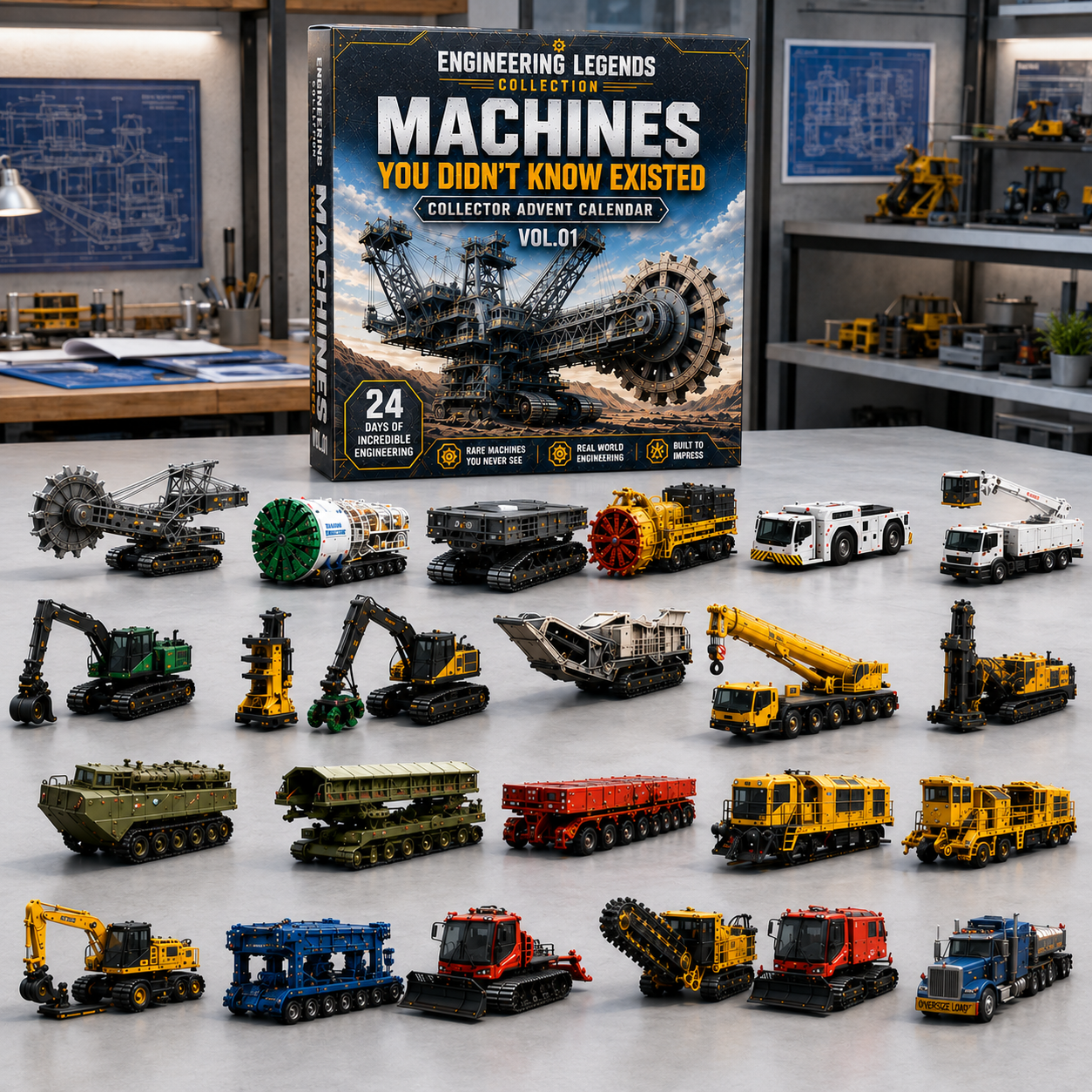 Engineering Legends Collection | 24 Extraordinary Machines Advent Calendar 2026