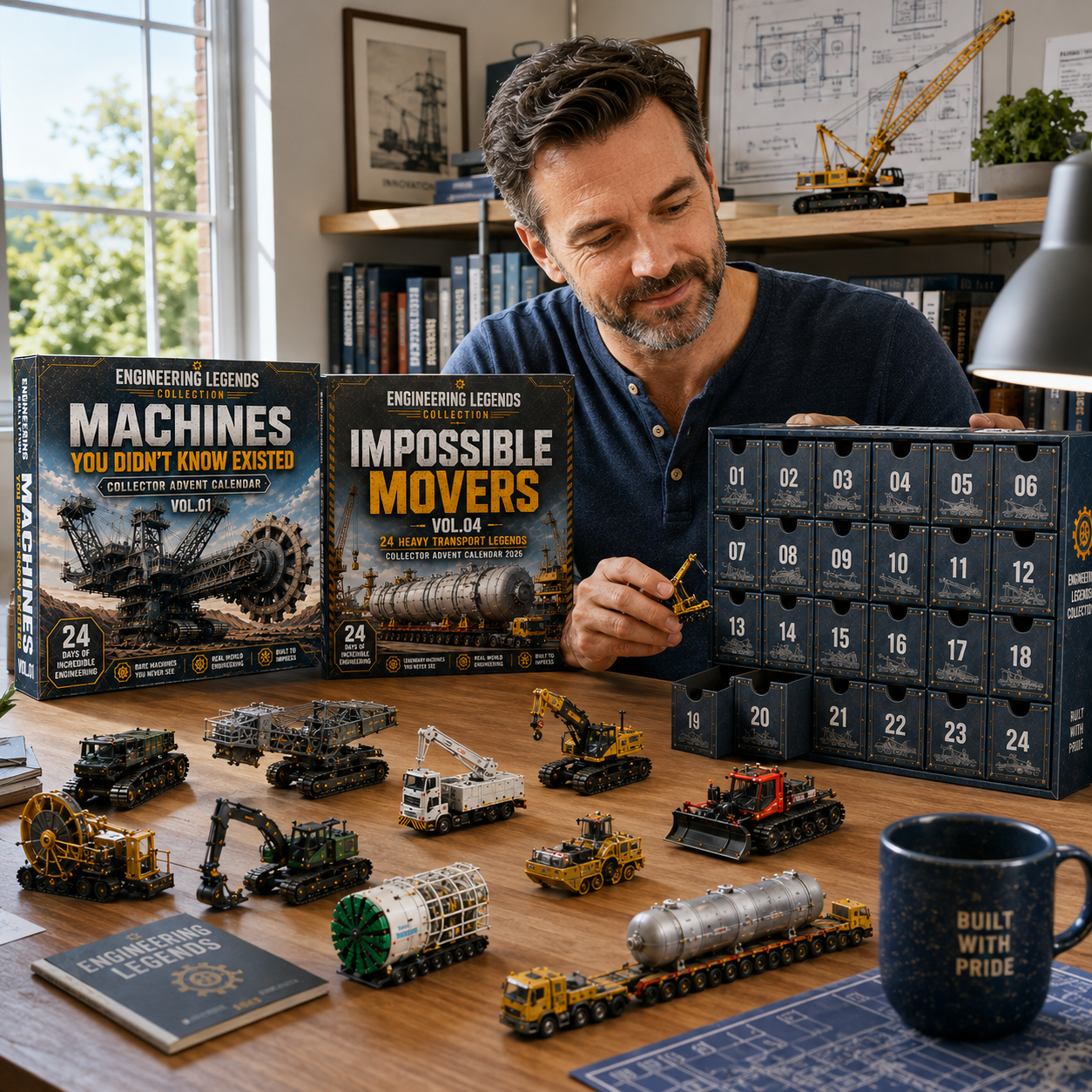 Engineering Legends Collection | 24 Extraordinary Machines Advent Calendar 2026