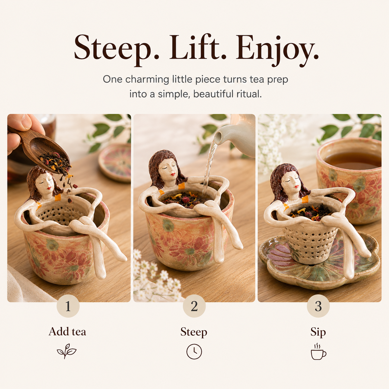 How to Use Ceramic Tea Strainer