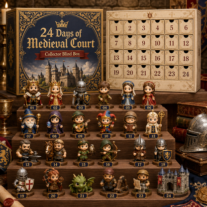 🏰 24 Days of Medieval Kingdom Advent Calendar – Knights, Dragons & Castle Collectibles 🐉⚔️
