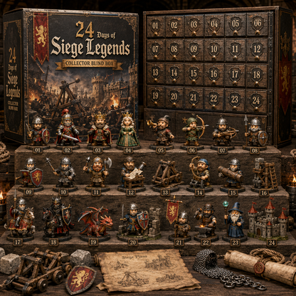 🏰 24 Days of Medieval Kingdom Advent Calendar – Knights, Dragons & Castle Collectibles 🐉⚔️