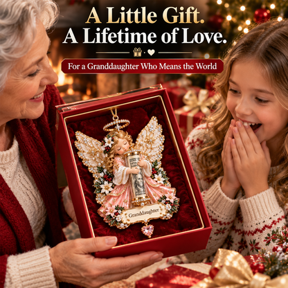 👼 Christmas Blessing Angel Cash Keeper Ornament™ | A Meaningful Money Gift Keepsake