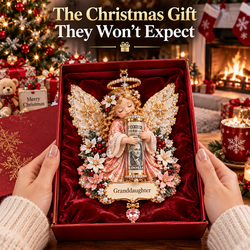 👼 Christmas Blessing Angel Cash Keeper Ornament™ | A Meaningful Money Gift Keepsake